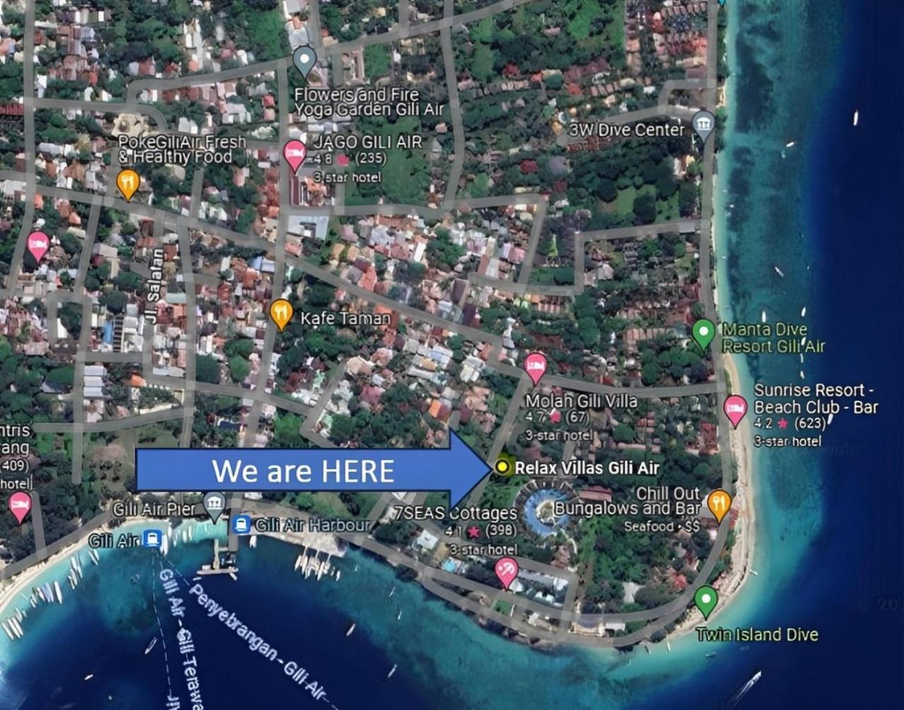 Relax Villas Gili Islands Exterior photo